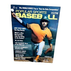 1974 May Popular Sports Baseball Catfish Hunter Pete Rose Stargell